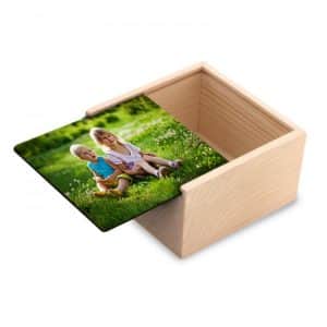 טופז-קופסת זיכרונות עשויה עץ